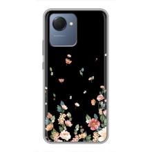 Чехол для Реалми Нарзо 50i Прайм - с принтом (Дизайнерские) (AlphaPrint) (Маленькие цветы)