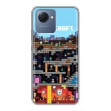 Чохол Майнкрафт на Realme NARZO 50i Prime (AlphaPrint) Minecraft