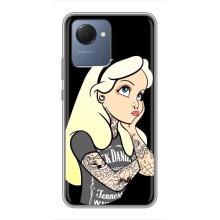 Чохол з друком для Realme NARZO 50i Prime - (Мода) (AlphaPrint) (Дівчина в тату)