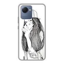 Чохол з друком для Realme NARZO 50i Prime - (Мода) (AlphaPrint) (Фото дівчини)