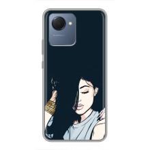 Чохол з друком для Realme NARZO 50i Prime - (Мода) (AlphaPrint) (Гарна дівчина)