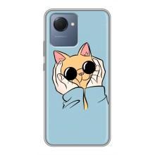 Чехол на Реалми Нарзо 50i Прайм с Котами (VPrint) (Котик в очках)