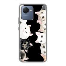 Чехол на Реалми Нарзо 50i Прайм с Котами (VPrint) (Взгляд котов)