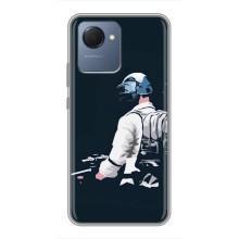 Силиконовый чехол с картинкой "Герой Pubg" на Realme NARZO 50i Prime – В экиперовке