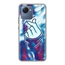 Чохол з принтом для Realme NARZO 50i Prime (AlphaPrint - Знак сердечка)