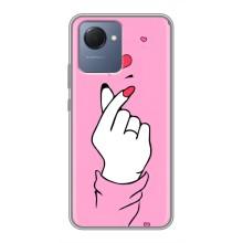 Чохол з принтом для Realme NARZO 50i Prime (AlphaPrint - Знак сердечка)