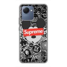 Чохол з Брендами одягу на Реалми Нарзо 50i Прайм – Supreme Маус