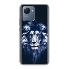 Чехол с картинкой на Realme NARZO 50i Prime – Лев - синий