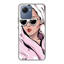 Чохол з картинкою Модні Дівчата Realme NARZO 50i Prime (Дівчина в халаті)