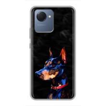 Бампер для Realme NARZO 50i Prime с картинкой "Песики" (Собака Мопс)