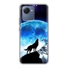 Чехол с Волком на Realme NARZO 50i Prime – Воет на луну