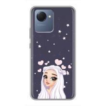 Чохол Стильні дівчата на Realme NARZO 50i Prime – Дівчина та серця