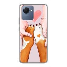 Чехол (ТПУ) Милые собачки для Realme NARZO 50i Prime (Любовь к собакам)