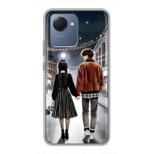 Чехол с дизайном Венздей 2 на Realme NARZO 50i Prime – Уэнсдей и Тайлер