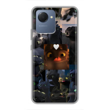 Чехол как приручить дракона на Realme NARZO 50i Prime – Дракон коллаж