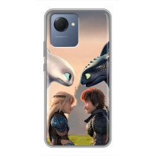 Чехол как приручить дракона на Realme NARZO 50i Prime – Гикавка и Астрид