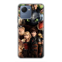 Чехол как приручить дракона на Realme NARZO 50i Prime – Персонажи дракона