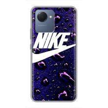 Чехол с логотипом Найк на Realme NARZO 50i Prime (Найк на фиолетовом)