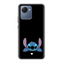 Чехол с принтом Стич на Realme NARZO 50i Prime – Стич на черном