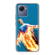 Чохол з принтом Фантастична четвірка для Realme NARZO 50i Prime – Людина-факел