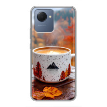 Чохол з унікальним дизайном 'Осінь з кавою' для Realme NARZO 50i Prime – Кава на природі