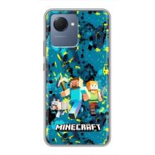 Чохли для Realme NARZO 50i Prime (Персонажі МайнКрафт) (Майнкрафт)