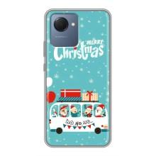 Силиконовый бампер на рождество для Realme NARZO 50i Prime (Рождественское настроение)