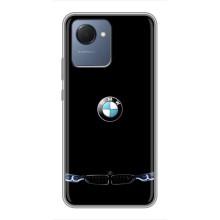 Силиконовый бампер с картинкой машины на Realme NARZO 50i Prime – Черный BMW