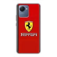 Силиконовый бампер с картинкой машины на Realme NARZO 50i Prime – Ferrari Logo