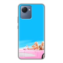 Силиконовый Чехол Барби Фильм на Realme NARZO 50i Prime (Барби и Кен)