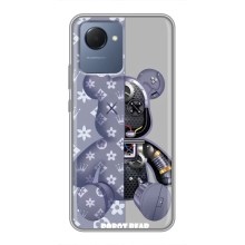 Силиконовый чехол для Realme NARZO 50i Prime (Медведь Louis Vuitton)