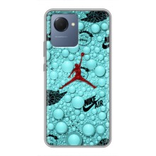 Силіконовый Чохол Nike Air Jordan на Реалми Нарзо 50i Прайм (Джордан Найк)