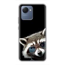 Силиконовый Чехол с Енотами на Realme NARZO 50i Prime – Стильный Енот