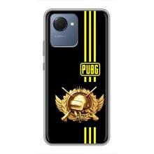 Чехол (TPU) с картинкой "Лого Пабг" на Реалми Нарзо 50и Прайм (Лого PUPG)