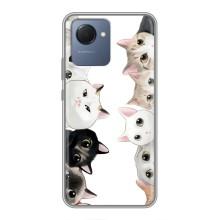 Силиконовый чехол с котиком для Realme NARZO 50i Prime – Коты