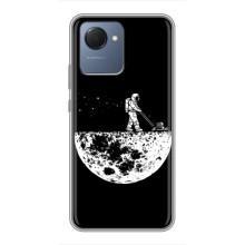 Силиконовый Чехол с принтом "Космонавты" на Realme NARZO 50i Prime – Космонавт
