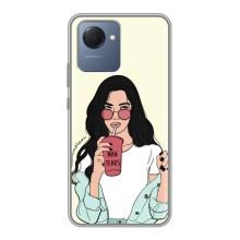 Силіконовый Чохол на Realme NARZO 50i Prime з картинкой Модных девушек (З напоєм)