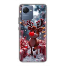 Яскравий чохол для Realme NARZO 50i Prime з Зимові Оленята – Олень серед подарунків