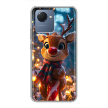 Яскравий чохол для Realme NARZO 50i Prime з Зимові Оленята – Олень з шарфом