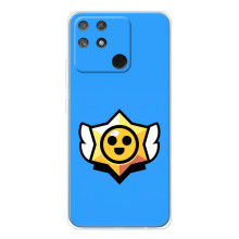 Бампер (ТПУ) с принтом Brawl Stars на Нарзо 80 Лайт 4G – Значок