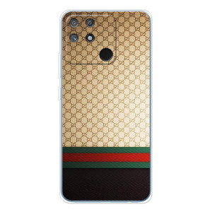 Чехлы Бренд GUCCI для Realme NARZO 80 Lite 4G – Фон Гуччи