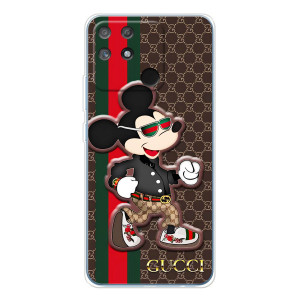 Чехлы Бренд GUCCI для Realme NARZO 80 Lite 4G – Маус Гуччи