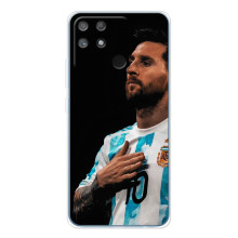 Чехлы Лео Месси Аргентина для Realme NARZO 80 Lite 4G – Месси Капитан