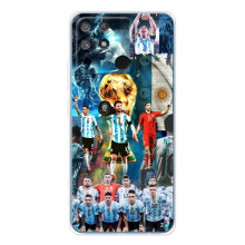 Чехлы Месси для Realme NARZO 80 Lite 4G (AlphaPrint) – Аргентина Месси