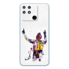 Чехлы Месси для Realme NARZO 80 Lite 4G (AlphaPrint) – Messi Barca
