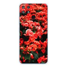 Чохли з квітами для Realme NARZO 80 Lite 4G (VPrint) (Квіти червоні)