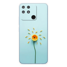 Чохли з квітами для Realme NARZO 80 Lite 4G (VPrint) (Жовта квітка)