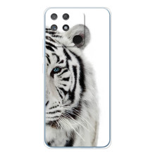 Чехлы с картинками животных Realme NARZO 80 Lite 4G – Белый Тигр
