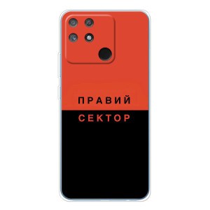 Чехлы УПА (Красно-Чёрный) на Realme NARZO 80 Lite 4G – Правый Серктор
