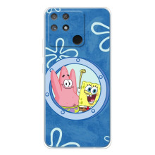 Чохол Губка Боб для Нарзо 80 Лайт 4Джі (В ілюмінаторі)